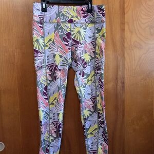Patagonia Multicolor Leaf Print Leggings
